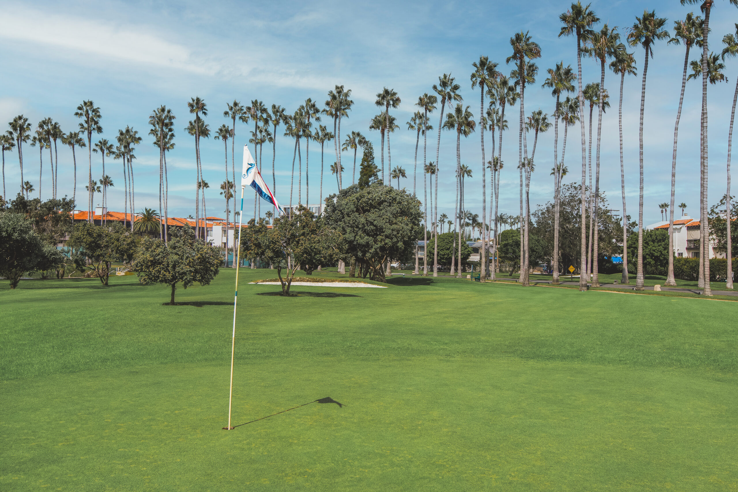 Putting green on La Jolla Beach & Tennis Club's Spindrift Golf Course